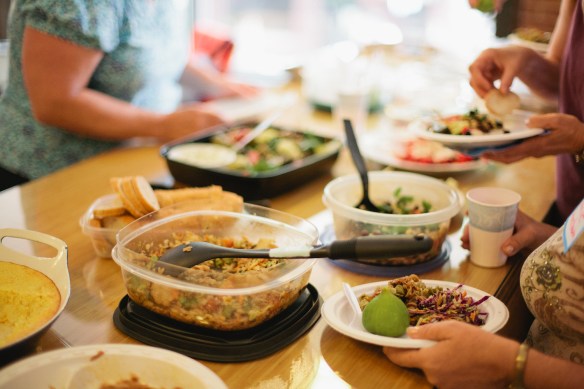 Cville TimeBank Potluck Event