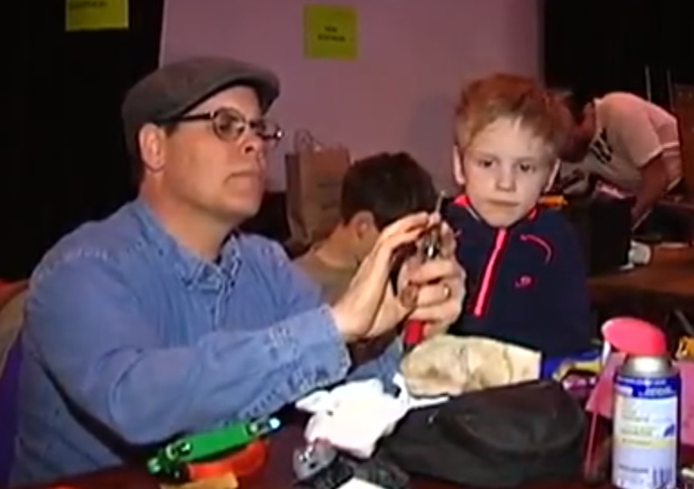 We sharpened almost 70 tools – pruners, clippers, scissors, knives, loppers and hatchets.